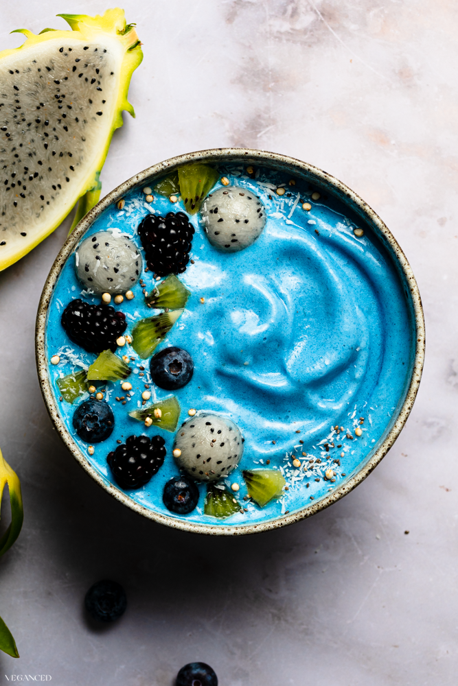 ผงสาหร่ายสไปรูลิน่าสีฟ้า Blue Spirulina Powder เกรด AAA สีเข้ม เข้มข้น ยี่ห้อ Feaga Life ฟีก้าไลฟ์ 40 กรัม