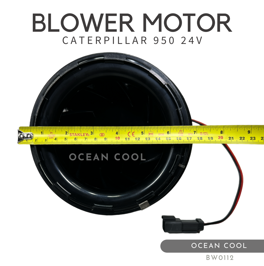 โบลเวอร์ แคทเทอพิลล่า 950 24 โวลต์ BW0112 BLOWER MOTOR CATERPILLAR 950 24V มอเตอร์พัดลมแอร์ พัดลมแอร์ โบเวอร์