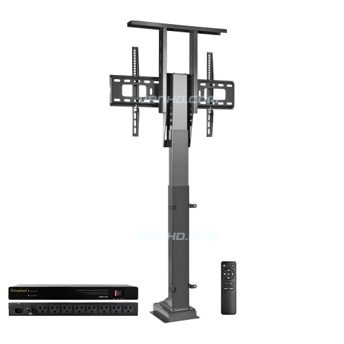 Metalnic New! M2000-SB8R ขาตั้งทีวีขนาด 37-65 นิ้ว Max VESA 600x400mm., Weight Capacity 50 Kg., ปรับยกจอขึ้น-ลง ด้วยมอเตอร์ไฟฟ้า สำหรับงานติดตั้งซ่อนในตู้เอนกประสงค์ หรือตู้คาบิเนต (ราคาไม่รวมตู้) รับประกันมอเตอร์ 1 ปี