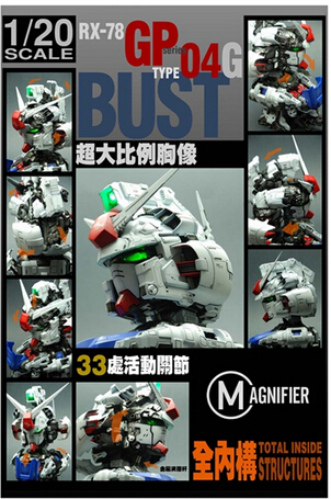 Gundam Head Display 1/20 RX-78 GP-04G [MAGNIFIER]