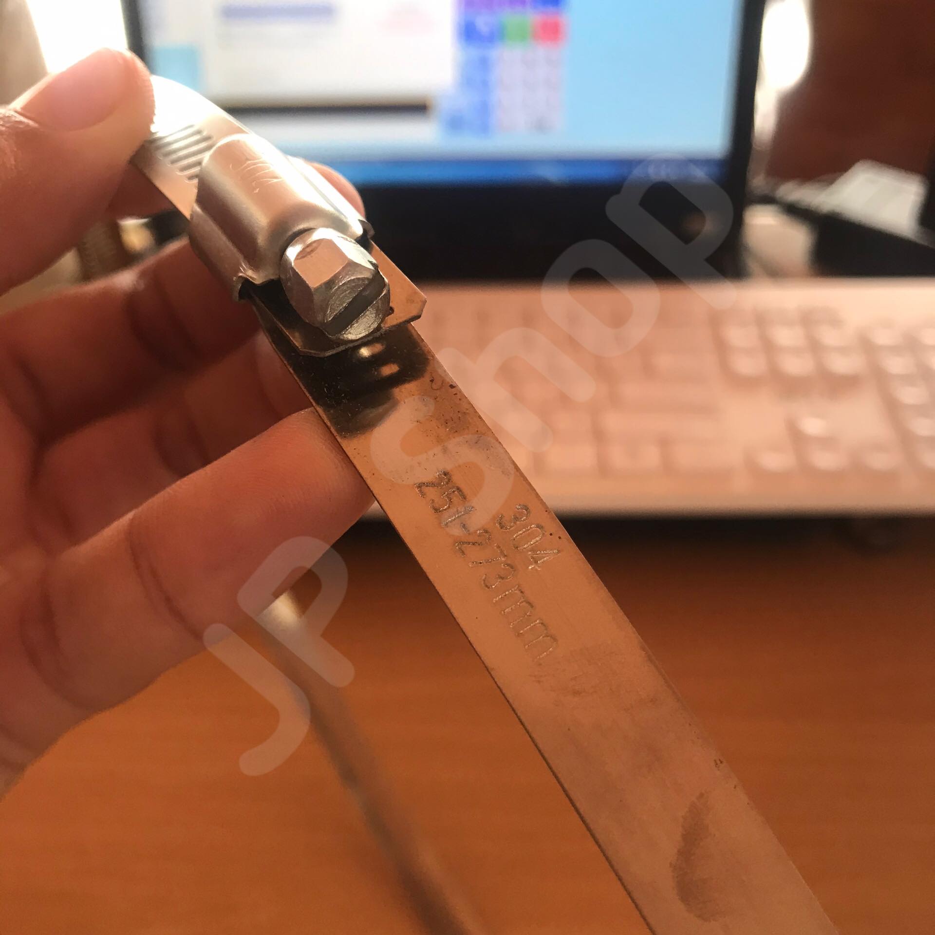 ปลอกรัด 251-273 (12 มม.) แคลมป์รัดท่อสแตนเลส 304 #251273