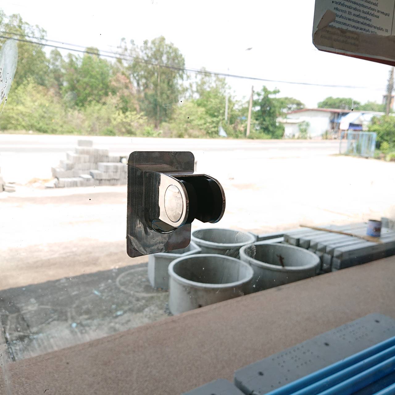 ที่ยึดหัวฝักบัว ห้องอาบน้ำ ตัวยึดติดผนัง แท่นยึดฝักบัว ฝักชำระABS ไม่ต้องเจาะ#83000