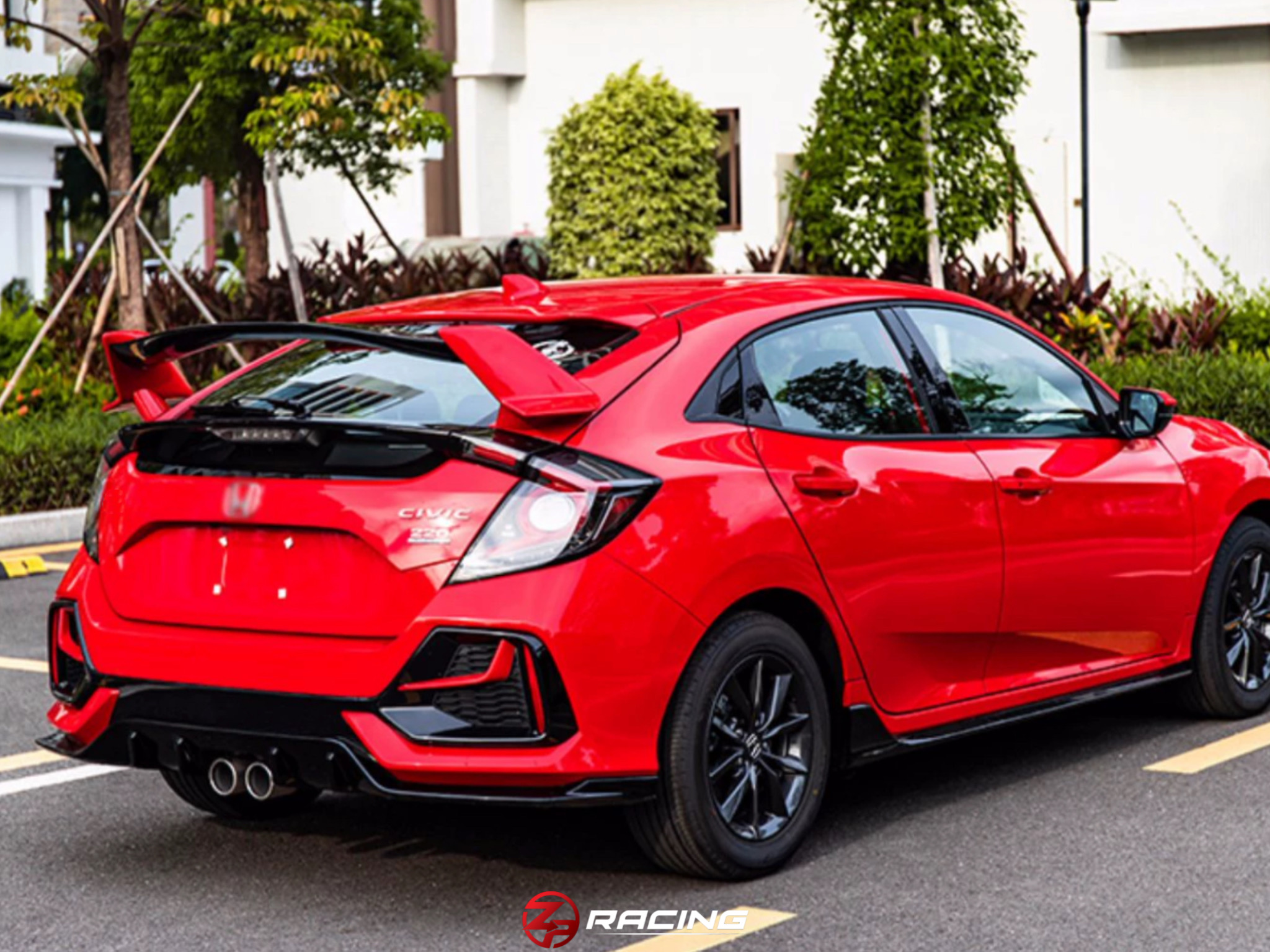 สปอยเลอร์ Spoiler Type R สำหรับ CIVIC Hatchback (FK7) Scale 1:1