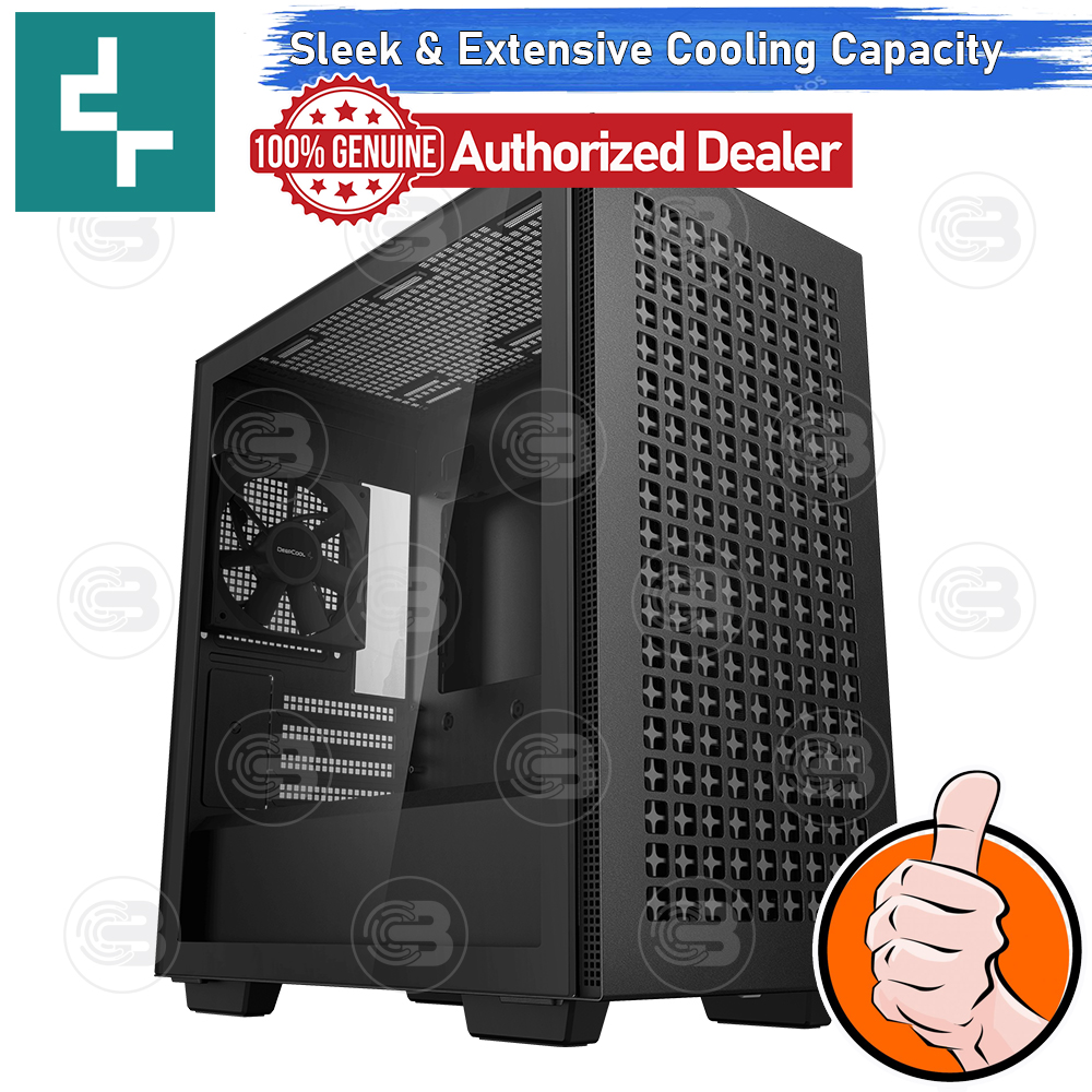 [CoolBlasterThai] DEEPCOOL CH370 Micro-ATX High-Airflow PC Case ประกัน 1 ปี