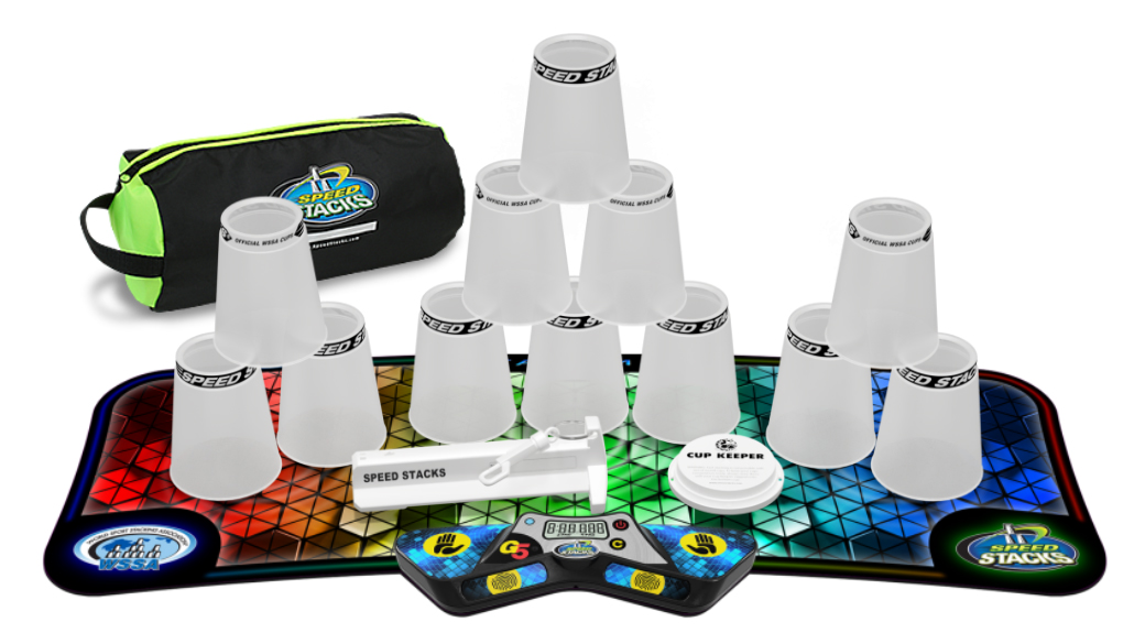 ชุดแก้วสแต็ครุ่นโปร G5 Pro Competitor Speed Stacks (แก้วPro Series 2+แผ่นรองPro Mat G5+นาฬิกาG5+กระเป๋า)