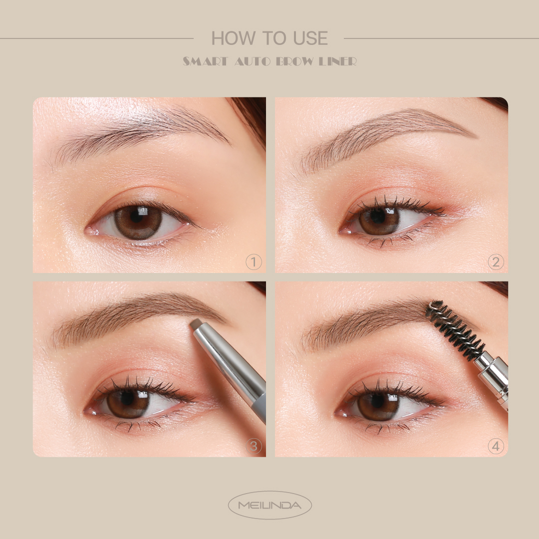 แท้พร้อมส่ง• MeiLinda Smart Auto Brow Liner ดินสอเขียนคิ้ว เมลินดา สมาร์ท ออโต้ บราว ไลเนอร์ (MD3041)