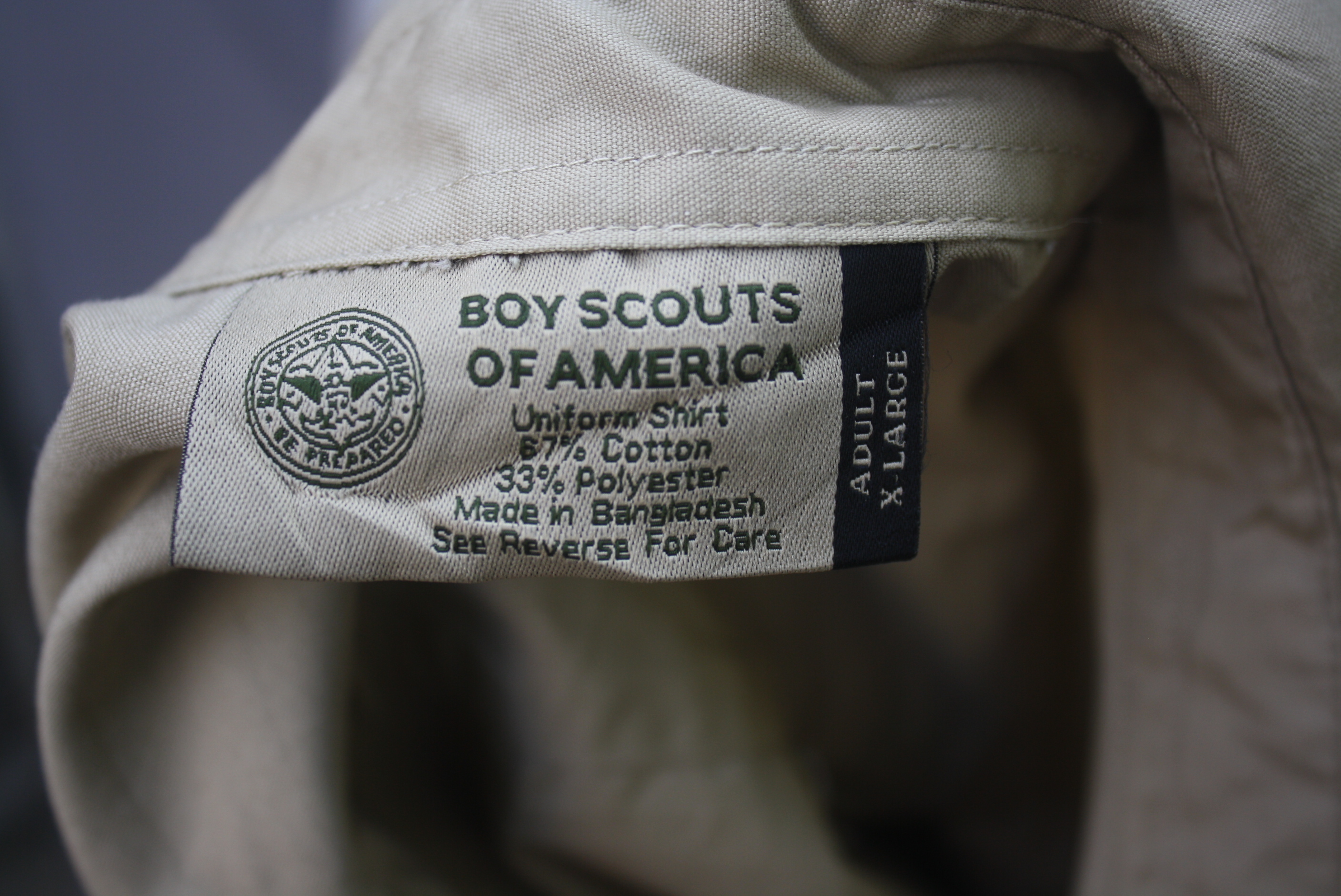 Boy Scouts of America เสื้อลูกเสือแขนสั้น อเมริกา