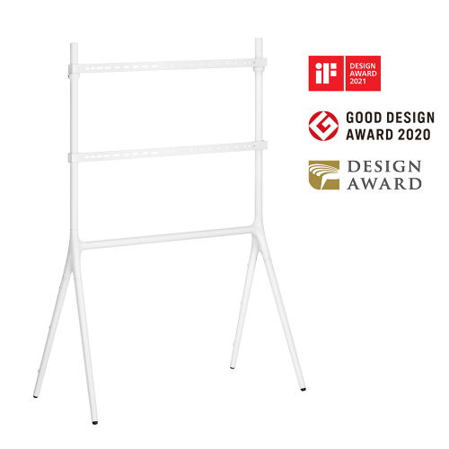 EIFFEL ขาตั้งทีวี Aluminum Alloys สำหรับทีวีขนาด 65”- 90” HEAVY-DUTY TV STAND, VESA 200x200 to 900x600(mm), Weight Capacity 60 Kg.