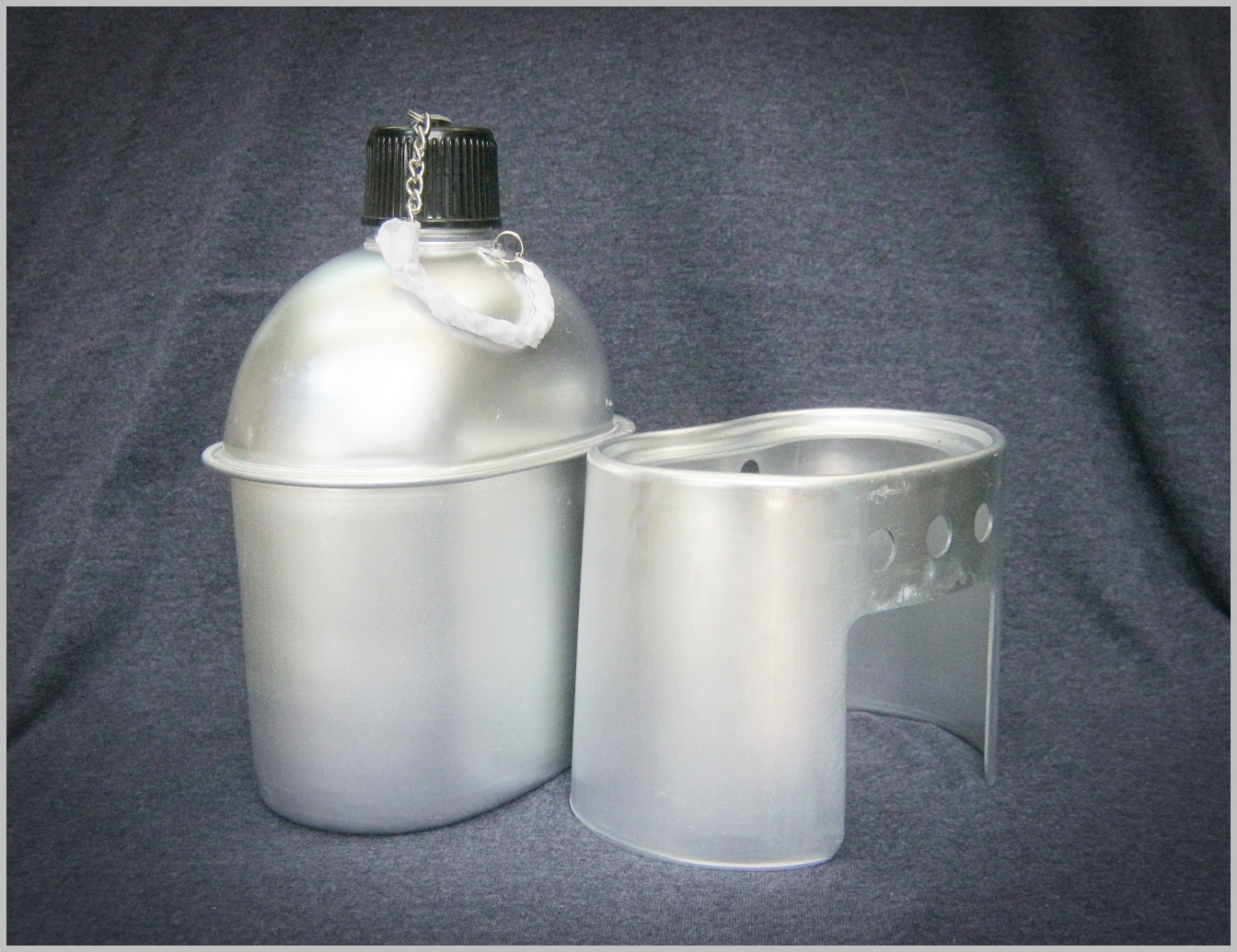 ชุดกระติกน้ำ อลูมิเนียม เตา ถ้วย ซองผ้า