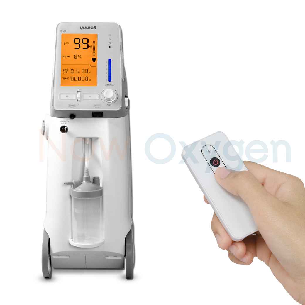 รุ่น 3 in 1 เครื่องผลิตออกซิเจน ขนาด 5 ลิตร Yuwell รุ่น 9F-5AW ประกันศูนย์ไทย 3 ปี