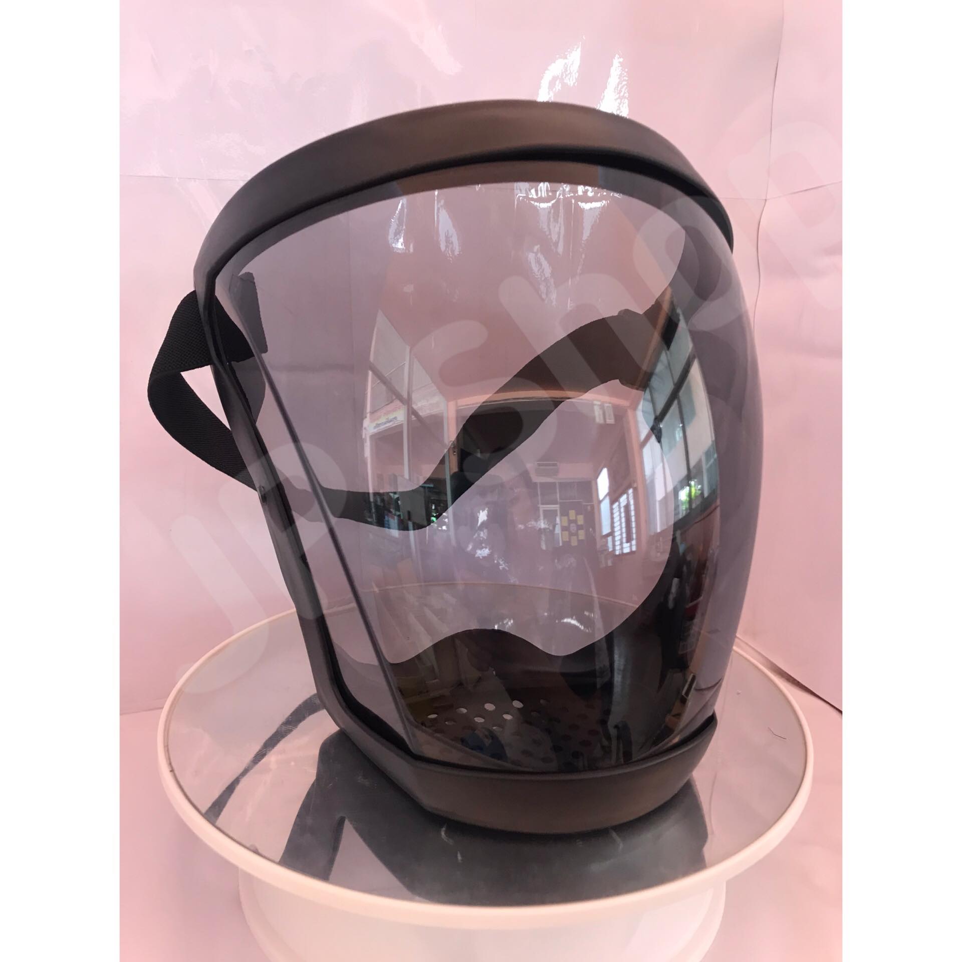 Face shieid หน้าสกากเฟสชิว สีดำ ใส่สบาย เต็มหน้า ราคาไม่แพง สนใจสั่งซื้อได้เลย #04250