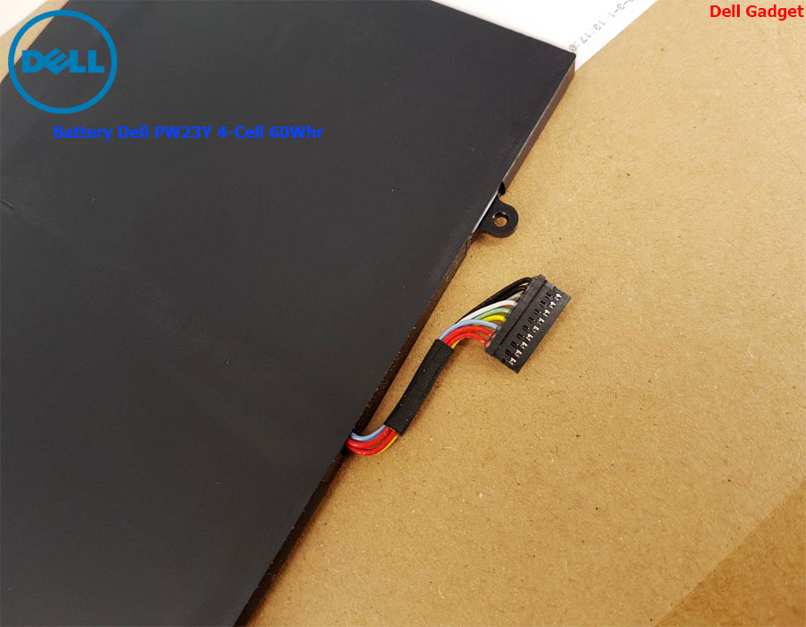 Battery Dell XPS 13 รุ่น 9360, 4-Cell, 60Wh, แบตเตอรี่ Dell PW23Y ของแท้รับประกันศูนย์ Dell Thailand On-site Service
