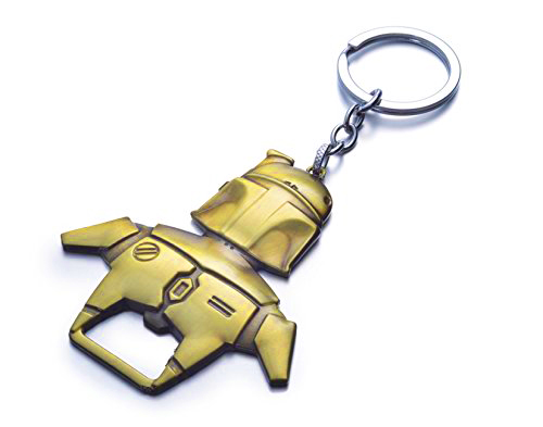 พวงกุญแจ ที่เปิดขวด โลหะ Boba Fett สีทอง - Star Wars Keychain