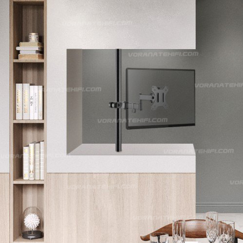 ENIX No.35-112 ขายึดจอคอมกับเสากลมขนาด 28-60 มม. แบบ Full-Motion สำหรับจอคอม 17"-32"/ VESA 75x75,100x100 (mm)