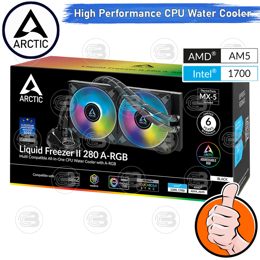 [CoolBlasterThai] ARCTIC Liquid Freezer II 280 A-RGB All-In-One CPU Water Cooler (LGA1851/AM5 Ready)