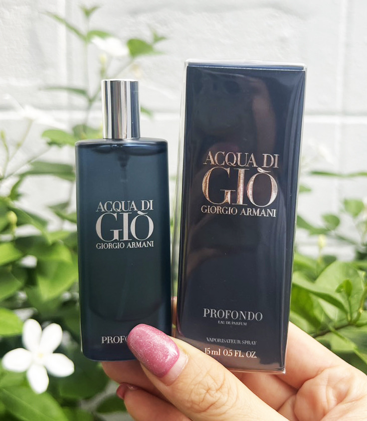 GIORGIO ARMANI Acqua Di Gio Profondo 15ml. หัวเสปรย์ ขนาดพกพา