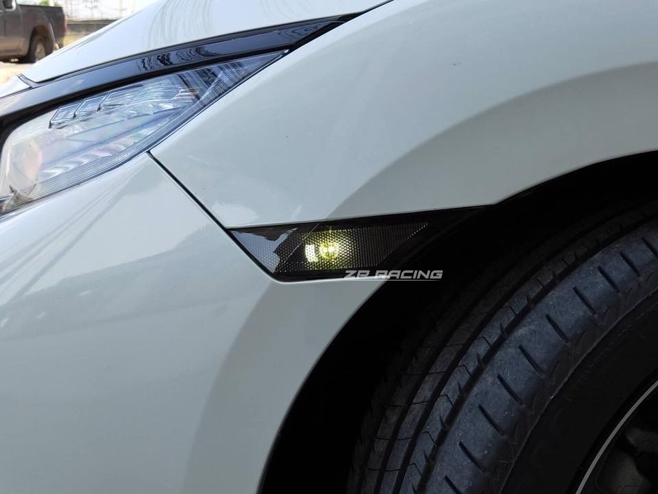ไฟมุมดำ ไฟแก้มดำ ไฟซุ้มล้อ CIVIC FC CIVIC FK