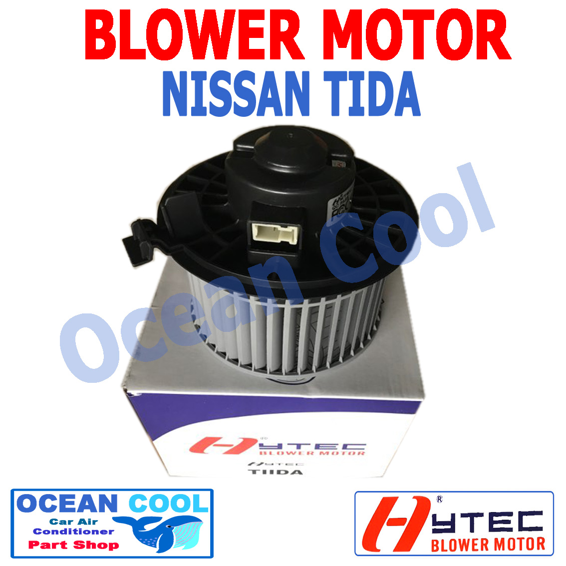โบลเวอร์ นิตสัน ทีด้า , ทีด้า ลาติโอ้ BW0016 เป่า พัดลมแอร์ โบเวอร์ มอเตอร์ Blower Motor NISSAN TIDA Ocean cool อะไหล่ แอร์ รถยนต์