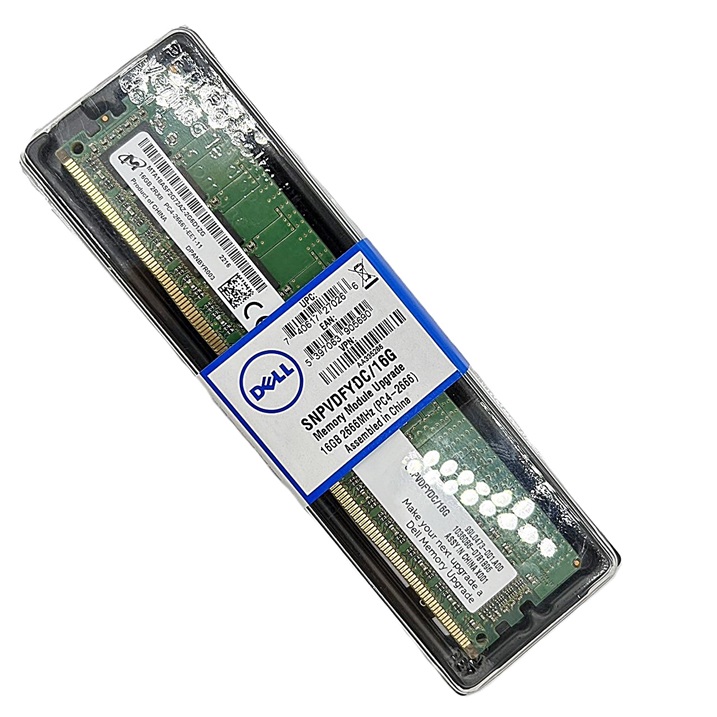 NEW DELL 0VDFYD, SNPVDFYDC/16G, AA335286 [TorCompTH Thailand ขายจำหน่าย ราคา] Dell 16GB 2RX8 DDR4 PC4-2666V Unbuffered UDIMM ECC Memory for T40/R340