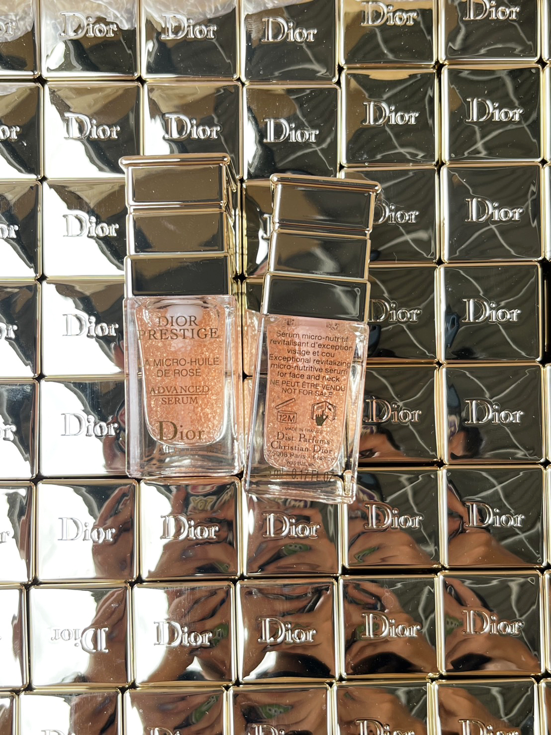 (1ขวด) เซรั่ม Dior prestige La Micro-huile de Rose Advanced Serum 5ml. ของแท้ ขนาดทดลอง