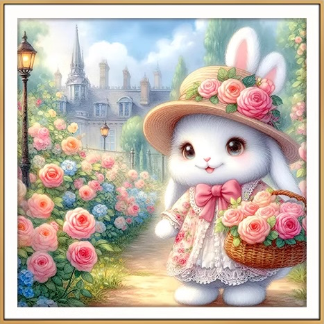 Rose rabbit (พิมพ์ลาย)