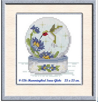 HUMMINGBIRD SNOW GLOBE