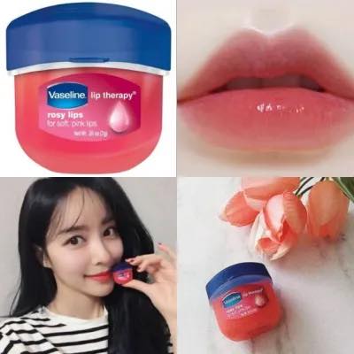 ลิปบาล์ม Vaseline Lip Therapy Balm 7g. กลิ่น Rosy ของแท้