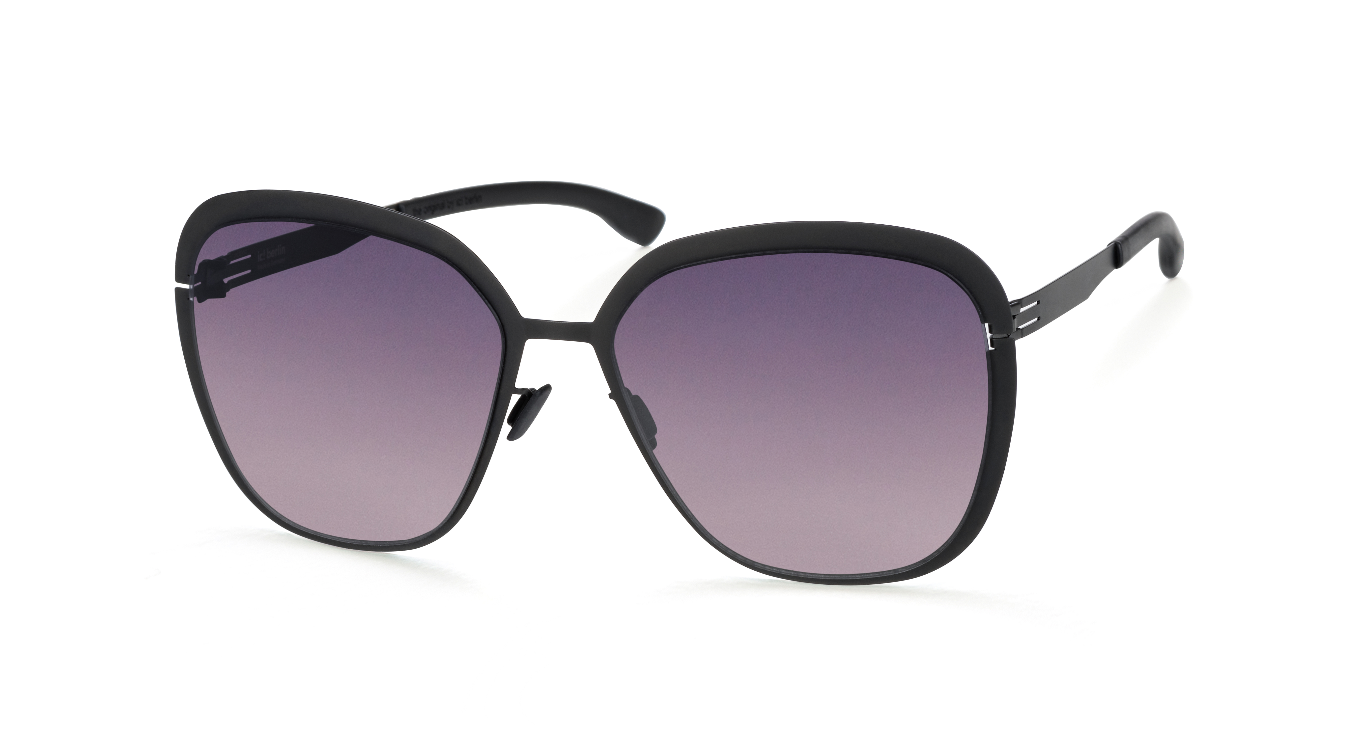 แว่นกันแดด ic berlin Grunewald สี Black 62-17-145