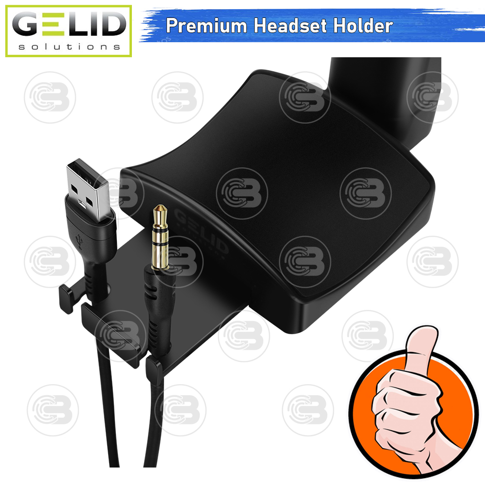 [CoolBlasterThai] GELID NEXUS PC Headset Holder With USB Hub and TF/SD
