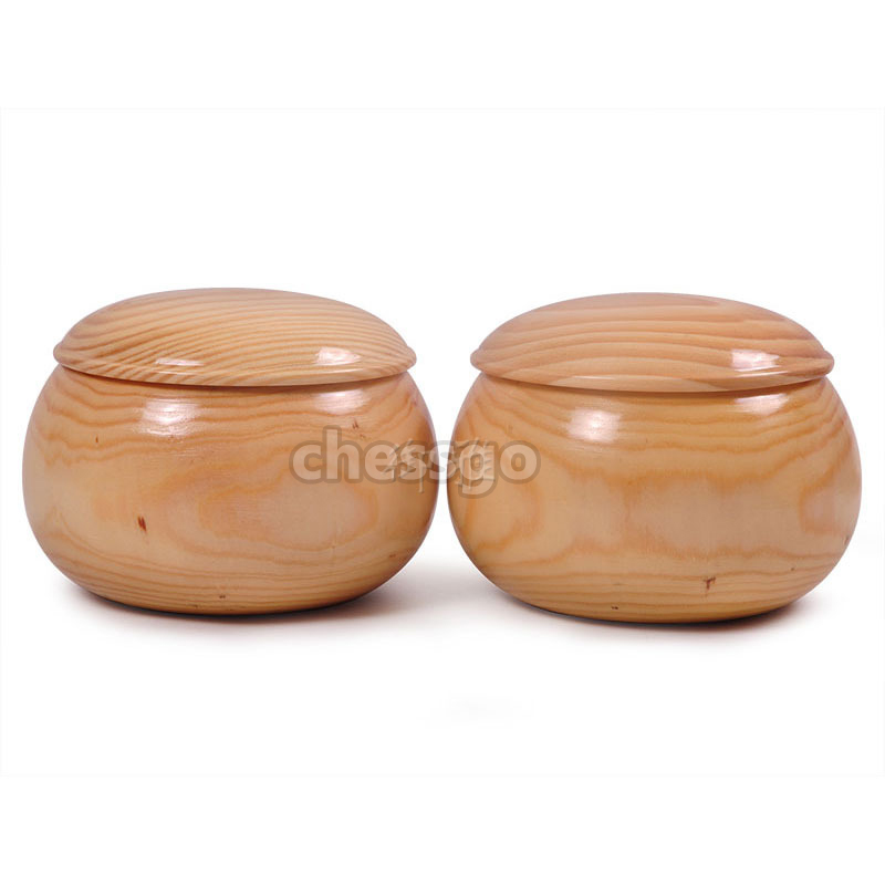 โถหมากล้อมไม้สปรูซ spruce (2ใบ)