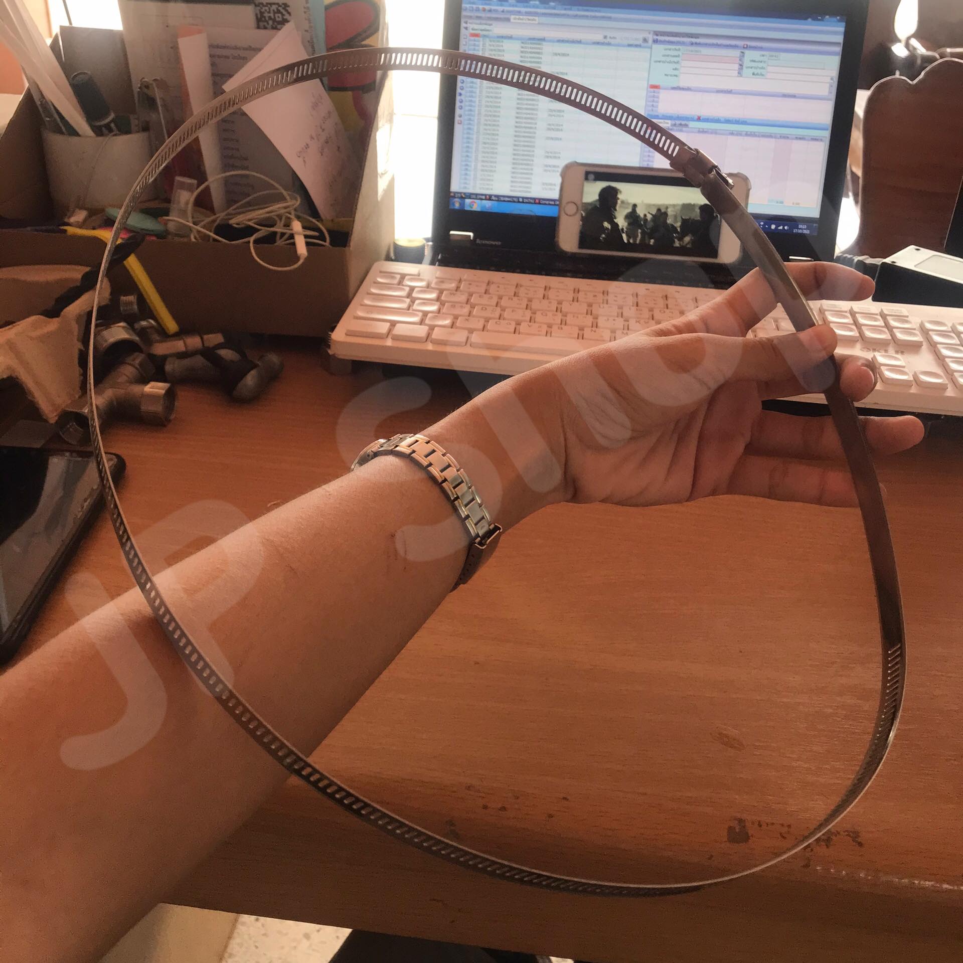 ปลอกรัด 289-311 (12 มม.) แคลมป์รัดท่อสแตนเลส 304 #289311