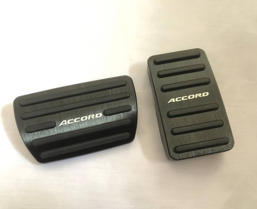 ชุดแป้นเหยียบคันเร่งและเบรก ACCORD G10 แบบอลูมิเนียม สีดำ
