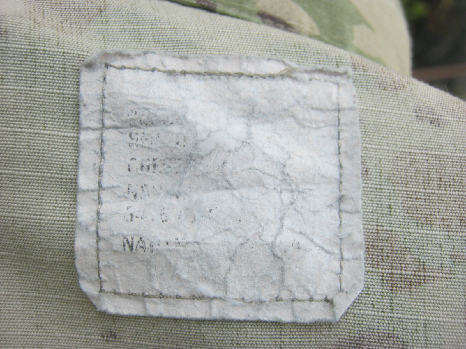 เสื้อทหารสหรัฐ ลาย the Scorpion W2 pattern Ripstop