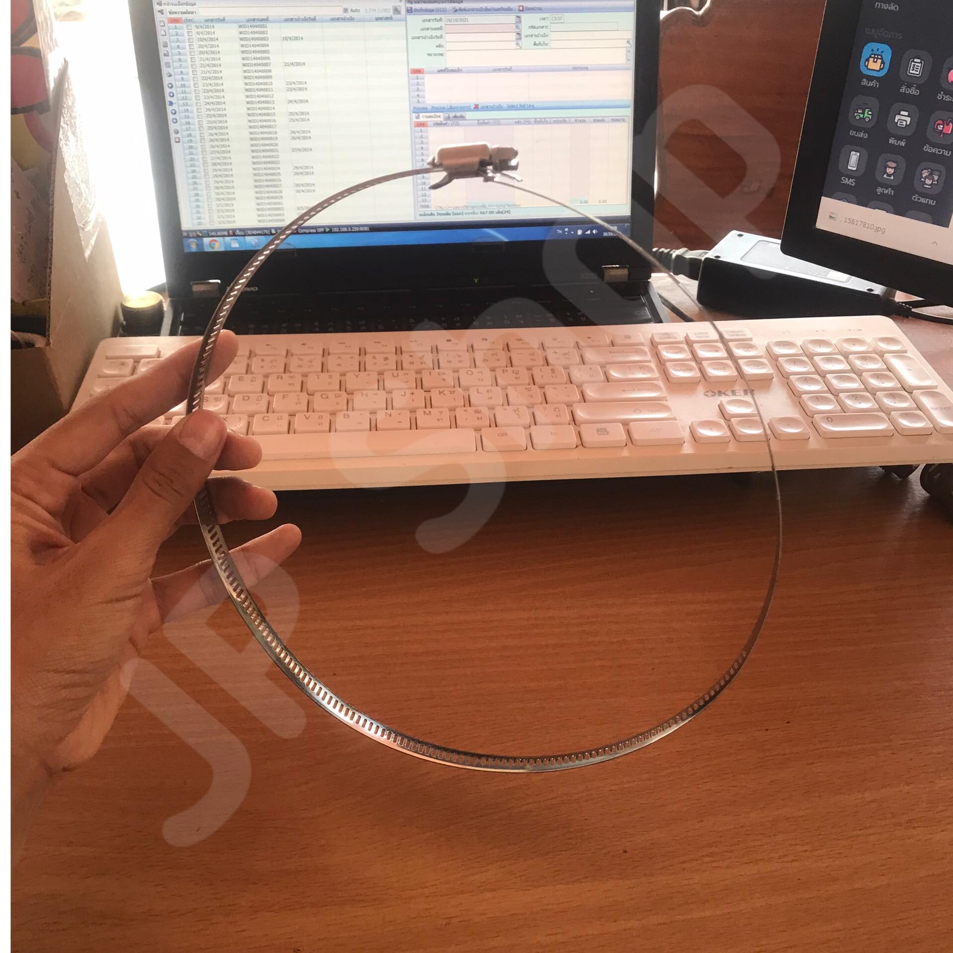 ปลอกรัด 175-197 (12 มม.) แคลมป์รัดท่อสแตนเลส 304 #175197