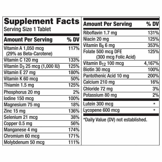 Centrum Silver Men 50+ 275 tablets อาหารเสริมวิตามินรวม สำหรับผู้ชาย อายุ 50 ปีขึ้นไป