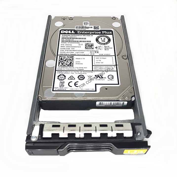 Dell RWV5D [TorCompTH Thailand - ขาย จำหน่าย ราคา] Dell 1.2TB 10K 12G SAS 2.5IN HDD for SC120 SC2020 SC4020