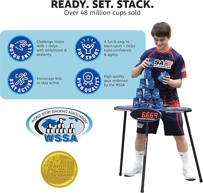 แก้วสแต็ครุ่นมาตรฐาน Standard Stacks (Speed Stacks) - WSSA APPROVED