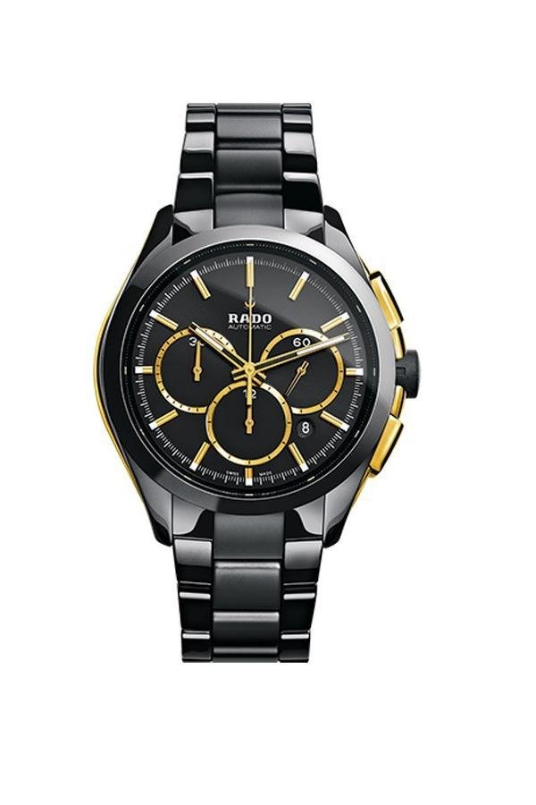 Rado Hyperchrome Chronograph Black Dial Black Ceramic Men's Watch รุ่น R32277152