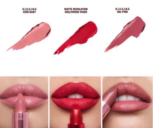 Charlotte’s Iconic Hollywood Lip Trio (ขนาดมินิ 1.5g. x 3 แท่ง): ลิปทรีโอ้ลิมิเต็ด
