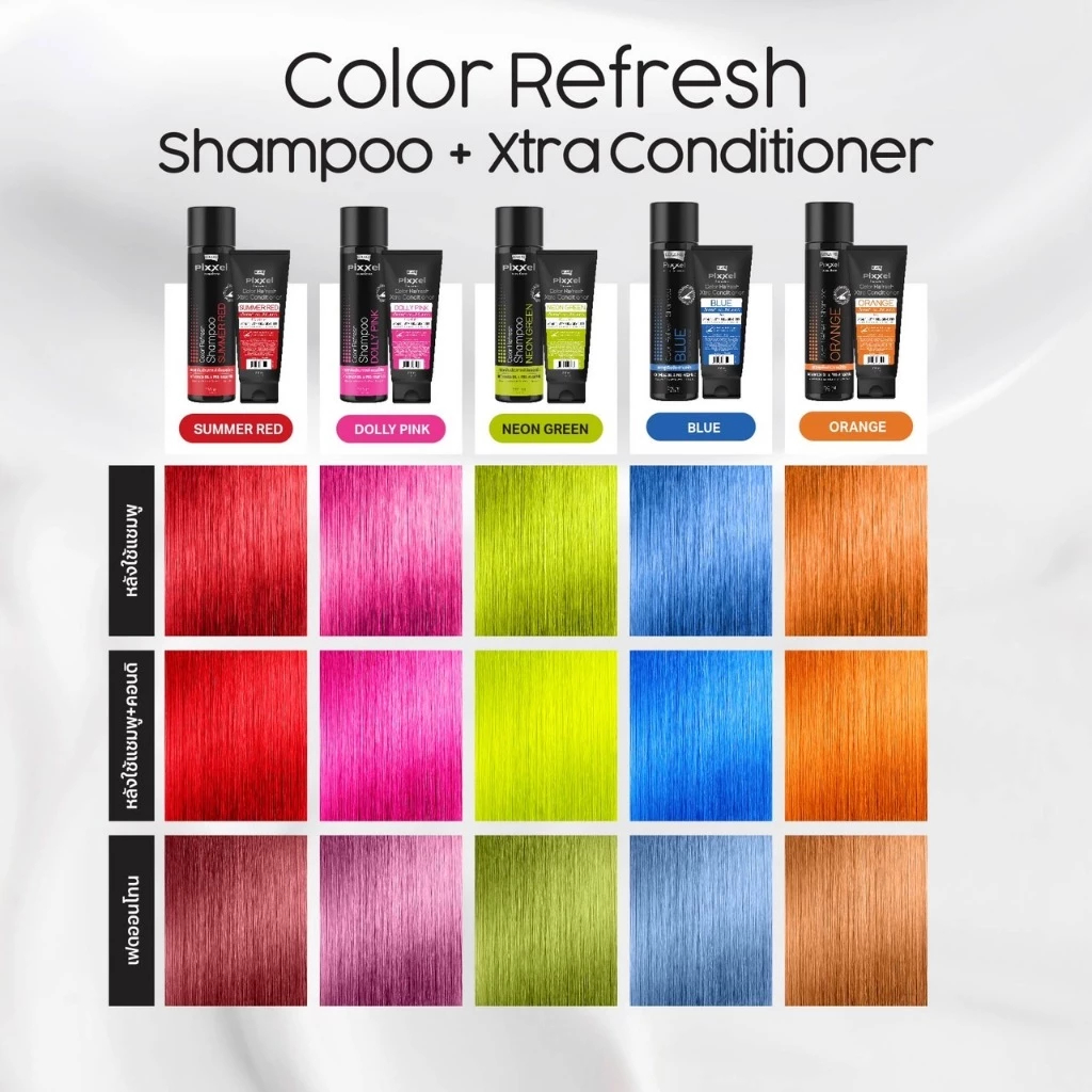 แท้พร้อมส่ง○ Lolane Pixxel Color Refresh Extra Conditioner 200ml ครีมนวดสี โลแลน พิกเซล คัลเลอร์ รีเฟรช