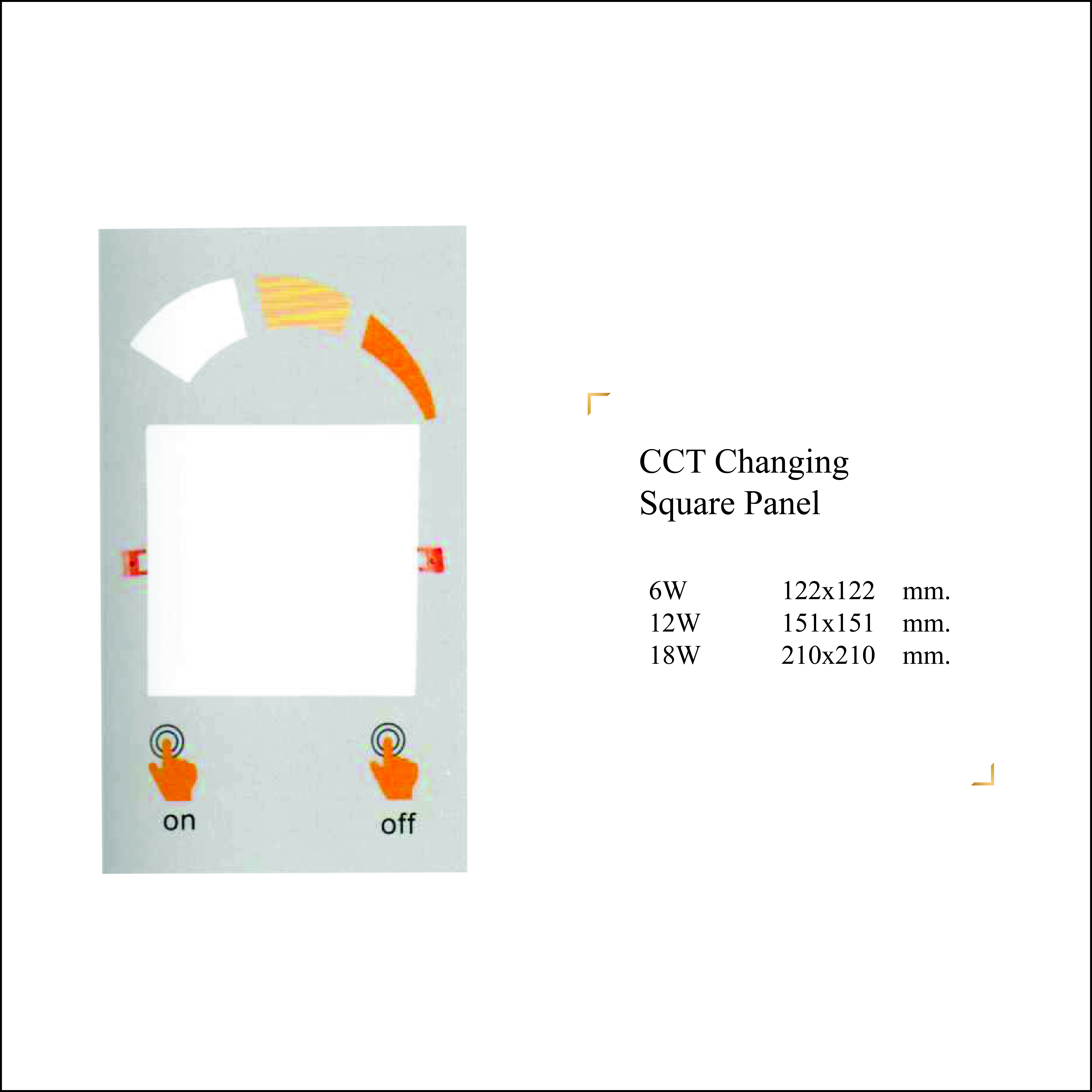 CCT Changing Square Panel