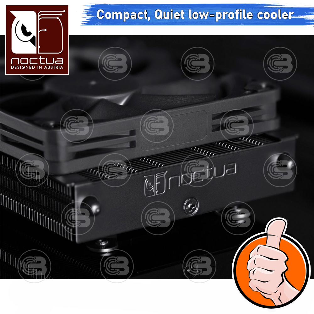 [CoolBlasterThai] Noctua NH-L9a-AM5 Chromax.Black Quiet Low-porfile CPU Cooler (AM5) ประกัน 6 ปี