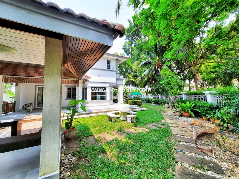 ขายบ้านเดี่ยว ม.นันทวัน วงแหวน-รัตนาธิเบศร์ ถ.ตลิ่งชัน-สุพรรณบุรี ต.เสาธงหิน อ.บางใหญ่ นนทบุรี ต้นโครงการ ติดสวนสาธารณะ หน้าบ้านไม่ชนใคร / พื้นที่ 2 ชั้น 146.7 ตารางวา