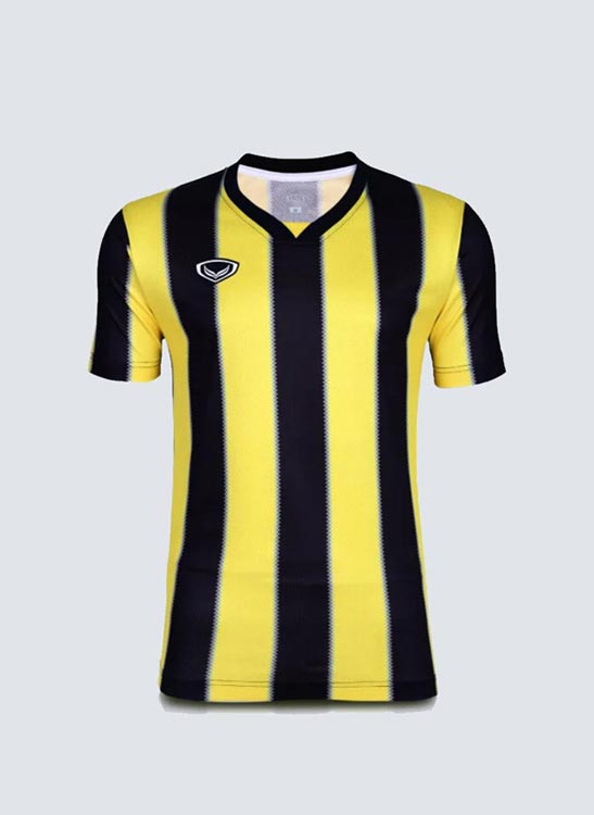 GRAND SPORT แกรนด์สปอร์ต รหัส 011577 เสื้อกีฬาพิมพ์ลาย เหลือง-ดำ