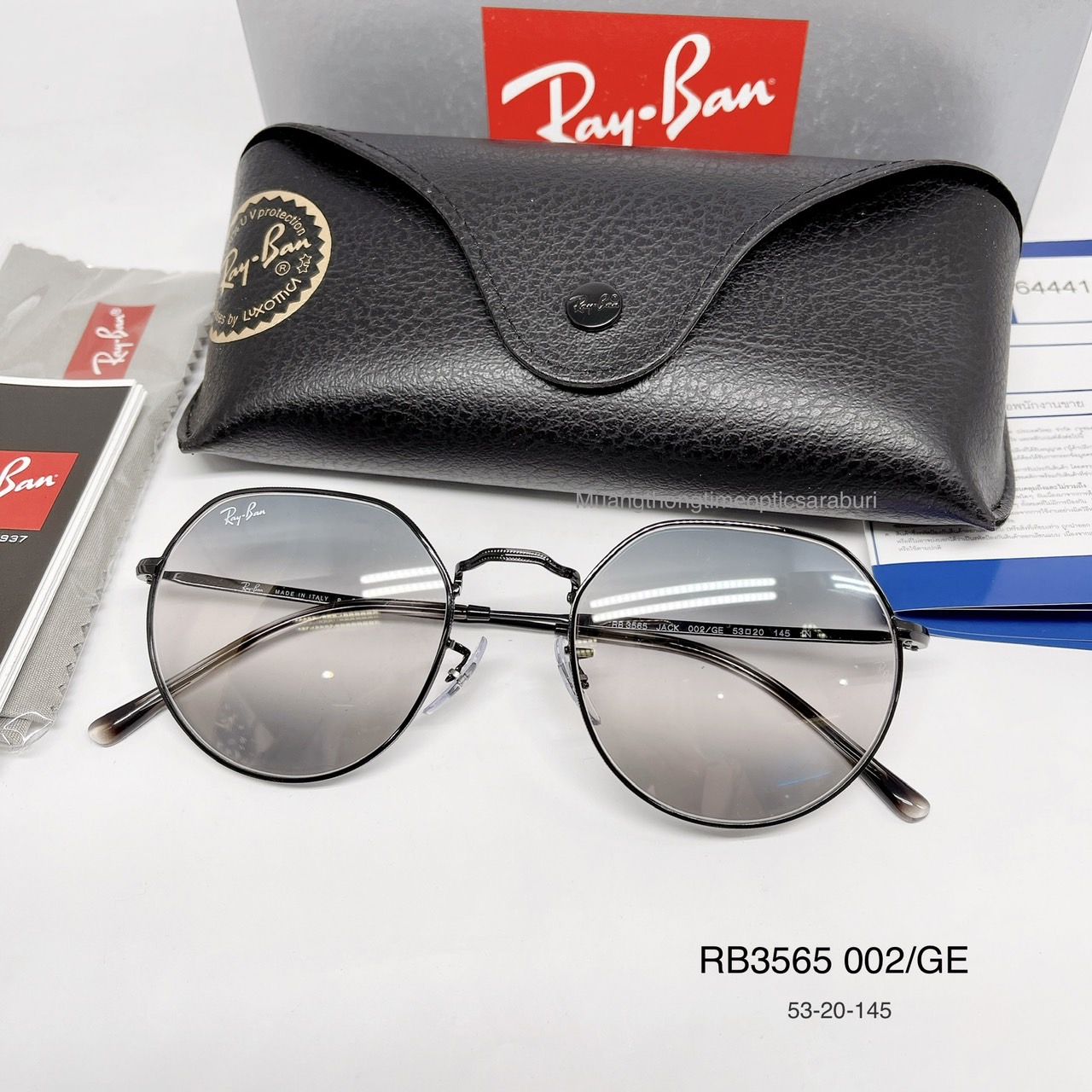 RAY-BAN รุ่น JACK - RB3565 -Sunglasses