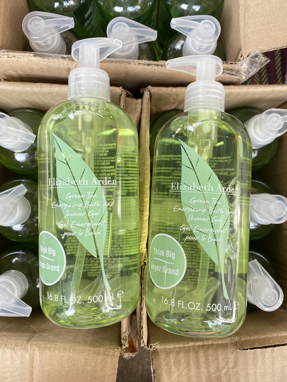 เจลอาบน้ำ Elizabeth Arden Green Tea Shower Gel 500ml. กลิ่นเดียวกับน้ำหอม (1ขวด)