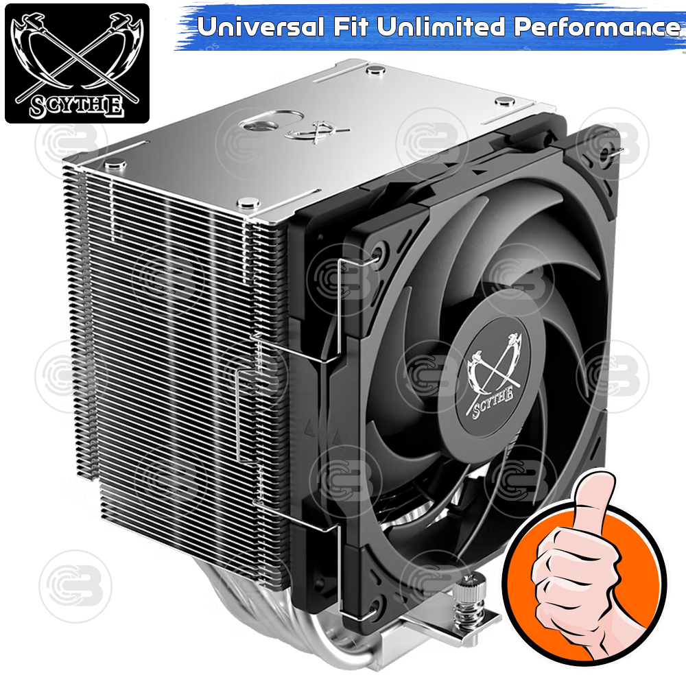 [CoolBlasterThai] SCYTHE MUGEN 6 CPU Cooler Single Tower 6 Heatpipes (AM5/LGA1851 Ready)
