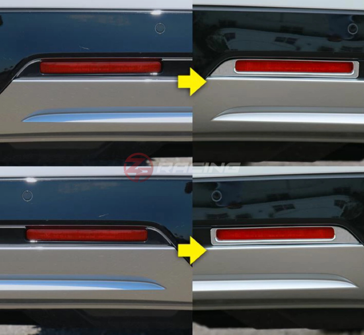 ครอบไฟทับทิมท้าย Honda HR-V e:HEV (RV) โครเมียม