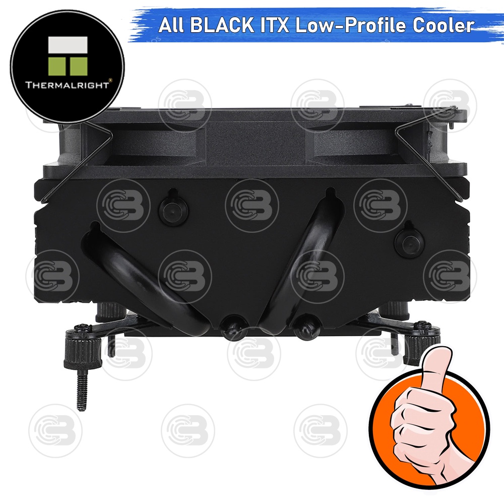 [CoolBlasterThai] Thermalright AXP90 X53 Black Low-Profile CPU Cooler with 4 Heatpipes (AM5/LGA1851 Ready) ประกัน 6 ปี