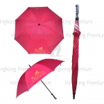 ร่มกอล์ฟ (ชั้นเดียว) สต๊อกสกรีนสีทอง